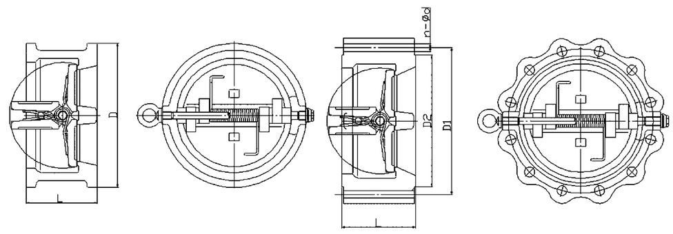 vvv 1850 EURA double plate swing check